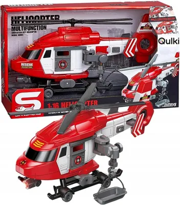 Produktbild von NORIMPEX Feuerlöschhubschrauber Rettungshelikopter mit Licht und Sound