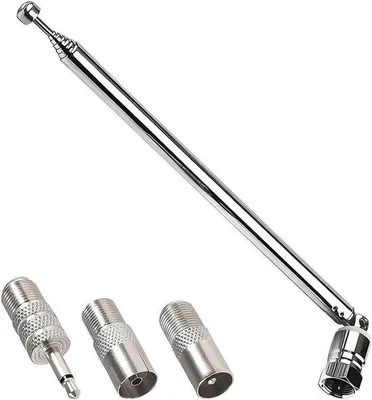 Immagine prodotto di Antenna telescopica interna con connettore F per radio FM