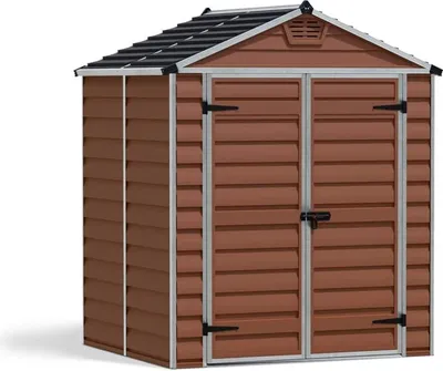 Produktbild von Palram - Canopia Kunststoff Gerätehaus Skylight 65 Bernstein 154x185x217 cm