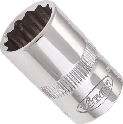 Produktbild von Vigor V7538-13, Buchse, 3/8", Metrisch, 1 Kopf/Köpfe, 13 mm, 28 mm