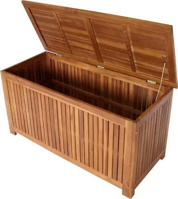 Produktbild von Auflagenbox Box 117x50x58,5cm Akazie geölt