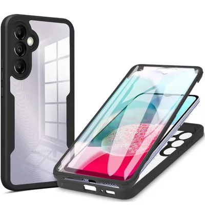 Obrázek produktu pro Galaxy A54 5G Pouzdro, 360° Kompletní Ochrana s Vestavěným Chráničem Displeje pro Samsung Galaxy A54 5G černé