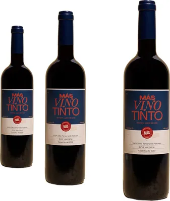 Produktbild von 3er Set Spanische Rotwein "Más Vino Tinto" 75cl