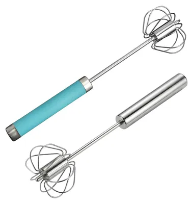 Productafbeelding van Automatische garde - Draaibare mengstok - Keukenaccessoire voor het mengen - 25 cm - 2 stuks