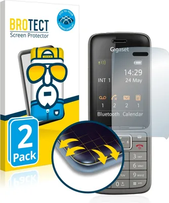 Produktbild von 2x BROTECT Fullscreen Schutzfolie für Gigaset SL750H Pro Displayschutz Folie Fullcover Klar Transparent