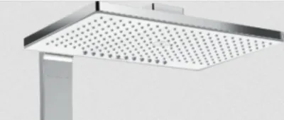 Produktbild von hansgrohe Kopfbrause 2jet für Rainmaker Select 460 Showerpipe, Weiß/Chrom
