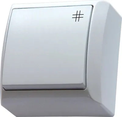 Immagine prodotto di Interruttore trasversale BIS Bianco ŁN-4B/00 OSPEL