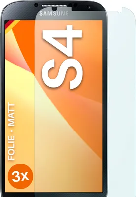 Produktbild von moex® 3x Schutzfolie kompatibel mit Samsung Galaxy S4 - Displayschutzfolie Anti Reflex Folie, Matt