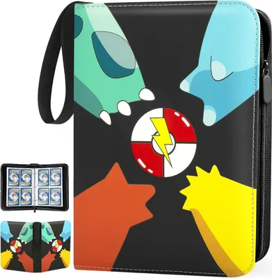 Produktbild von Sammelalbum für Pokemon Karten 50 Seiten 900 Karten,Sammelkarten Album Heft Ordner Buch,Sammelkartenalben für Kartensammler