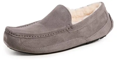 Zdjęcie produktu dla Pantofle męskie UGG Ascot z zamszu, szare, rozmiar 40 EU