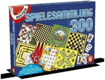 Produktbild von Piatnik Spielesammlung 300 Spielemagazin Sammlung Gesellschaftsspiele