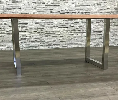 Produktbild von Tischuntergestell U-form Eisengestell Nickel