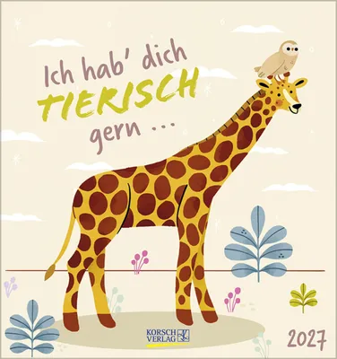 Produktbild von Ich hab dich tierisch gern 2027