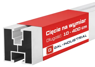Zdjęcie produktu dla GAL-INDUSTRIAL | Profil aluminiowy do fotowoltaiki - 10 cm – Typ S – Profil montażowy pv do paneli słonecznych – cięcie na wymiar