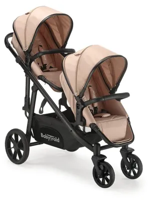 Immagine prodotto di BabyTrold Nuuk: passeggino gemellare per due bambini, flessibile, comodo e compatto