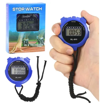 Productafbeelding van Digitale LCD elektronische sportstopwatch Xl-011 blauw