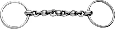 Immagine prodotto di Korsteel acciaio inox Waterford anelli sciolti bradoon bit WB309 (125mm) (argento)