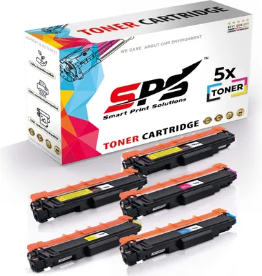 Produktbild von 5x Toner TN-243BK TN-243C TN-243Y TN-243M kompatibel für Brother HL-L3290CDW
