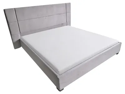 Obrázok produktu pre Kondela Čalúnená manželská posteľ s roštom Briana 180x200 - tmavosivá