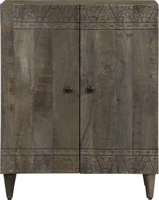 Zdjęcie produktu dla VidaXL 4017794, Szary, Metal, Drewno, 600 mm, 335 mm, 750 mm