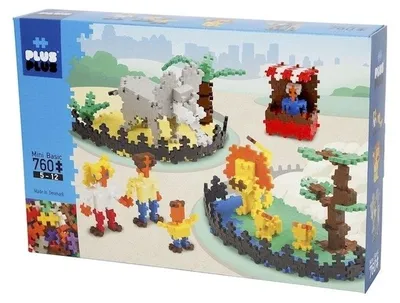 Produktbild von PlusPlus Mini Basic Zoo Bausteine, 760 Teile
