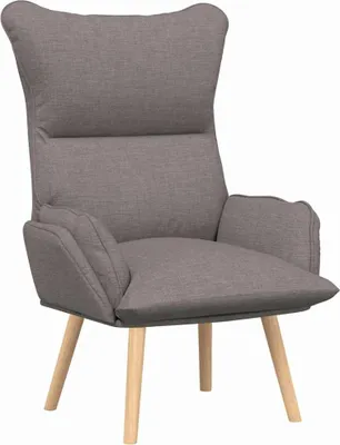 Produktbild von vidaXL Sessel Taupe 69 x 74 x 93 cm Stoff und Sperrholz