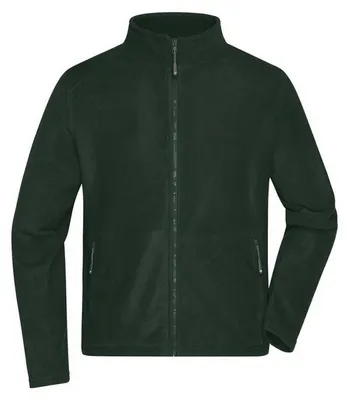 Imagen del producto de Chaqueta de forro polar para hombre James and Nicholson, modelo LT2504 (talla XL), color verde oscuro