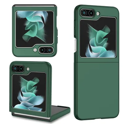 Obrázek produktu pro Pouzdro pro Samsung Galaxy Z Flip 5, tenké tvrdý PC odolné proti poškrábání pouzdro zelené