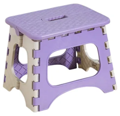 Klappbarer Kinder-Hocker 20 cm, rutschfest, lila