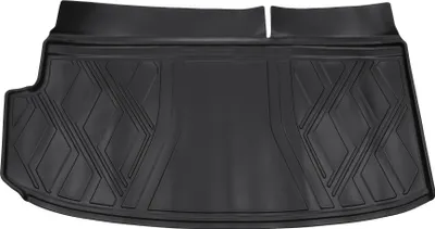 Produktbild von Cargo Liner Kofferraummatte Kofferraum Gepäck Kofferraumwanne Matte für Chevrolet Traverse 2018-2024 Schwarz TPE 1 Stück Flaches Gesicht Diamantmuster Hinten Rutschfest