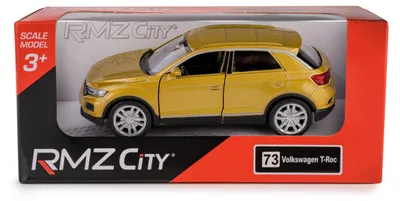 Immagine prodotto di RMZ City Volkswagen T-ROC dorato in scala 1:36