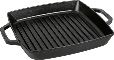Immagine prodotto di STAUB padella per grigliare con 2 manici in ghisa 28x28cm nero