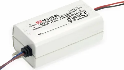 Zdjęcie produktu dla Zasilacz impulsowy MEAN WELL APV-16-24, 24 V-/0,67 A