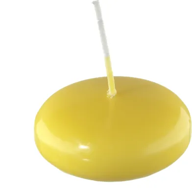 Produktbild von Schwimmkerzen Zitrone 26 x Ø 42 mm, 8 Stück