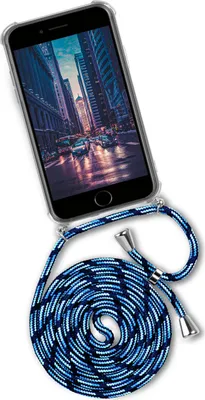 Produktbild von TWIST-Case + TWIST-Cord für iPhone 7 / iPhone 8, Farbe:City Dip (Silber)