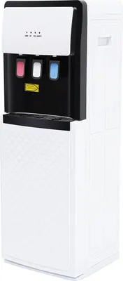 Produktbild von Wasserspender, heiße und kalte Wasseroptionen, freistehendes Design, WEISS