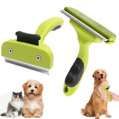 Produktbild von 2 Bürsten zur Fellpflege für Hunde und Katzen