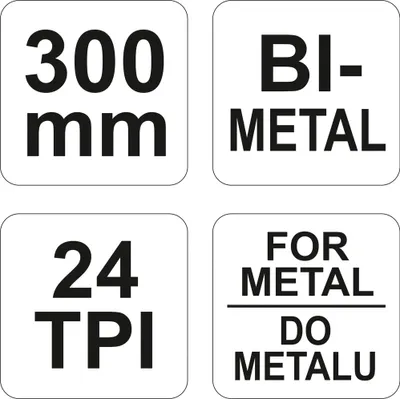 Productafbeelding van Yato YT-3160, zaag voor metaal, metaal, staal, hout, chroom, hout