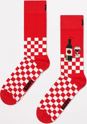 Image de Happy Socks Wine And Dine Couleur Rouge