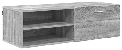 Image de Cabinet en Bois avec tiroir Gris Sonoma 100,5 x 39 x 30 cm