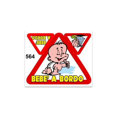 Image de Autocollant Baby an Bord 10 x 12 cm