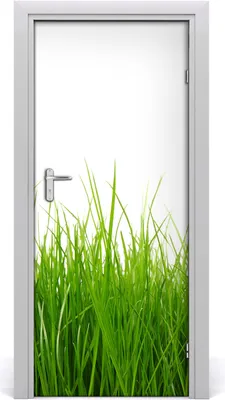 Produktbild von Tulup Türaufkleber 85x205 cm Dekorative Aufkleber Selbstklebend Wasserdichte Tapete Abnehmbar Schlafzimmer Wohnzimmer Wohnkultur - grünes Gras