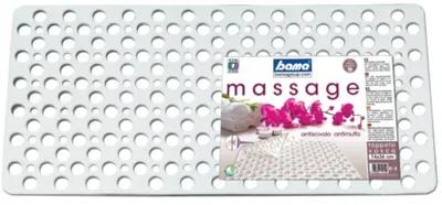 Obrázok produktu pre BAMA Masážna protišmyková podložka do sprchy, biela