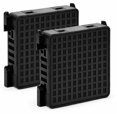 Produktbild von 2er-Set Aktivkohlefilter, kompatibel mit Liebherr 7440021-00, ersetzt 9096989, 9882460, FreshAir-Filter für Kühlschränke und Kühl-Gefrierkombinationen von Phonillico®