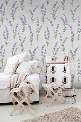 Produktbild von Coloray Fototapete 312x219 cm Vlies-Fototapete - Lavendel-Blumen 265.