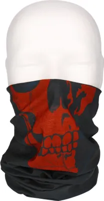 Produktbild von GEORGES Multifunktionstuch Halstuch Sturmhaube Bandana - Design: Red Skull