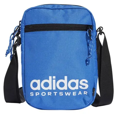 Immagine prodotto di Adidas - Borsa a tracolla, logo, sportiva PP3264 (taglia unica) (blu)