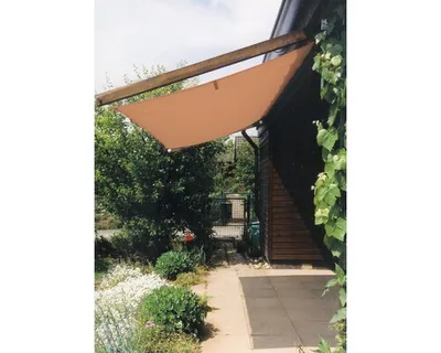 Produktbild von Sonnensegel Rechteck terracotta mit Regenschutz 180x370 cm