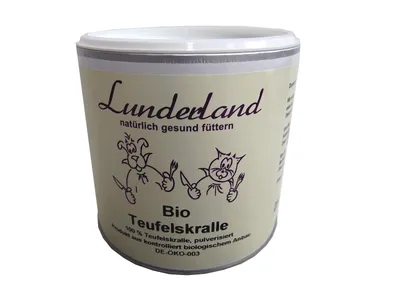Produktbild von Lunderland BIO Teufelskralle 250g Einzelfuttermittel für Hunde und Katzen