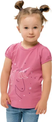 Produktbild von Mädchen-T-Shirt Unicorn  - Rosa - 116